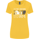 It's Anime Not Cartoons Womens Wider Cut T-Shirt Yellow
