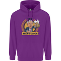 It's Beer O'Clock Funny Alcohol Childrens Kids Hoodie Purple