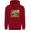 It's Beer O'Clock Funny Alcohol Childrens Kids Hoodie Red