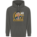 It's Beer O'Clock Funny Alcohol Childrens Kids Hoodie Storm Grey
