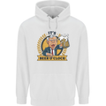 It's Beer O'Clock Funny Alcohol Childrens Kids Hoodie White