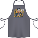 It's Beer O'Clock Funny Alcohol Cotton Apron 100% Organic Steel