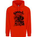 It's Foraging Time Funny Forager Childrens Kids Hoodie Bright Red