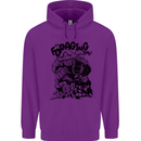 It's Foraging Time Funny Forager Childrens Kids Hoodie Purple