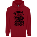 It's Foraging Time Funny Forager Childrens Kids Hoodie Red