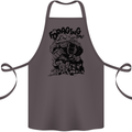 It's Foraging Time Funny Forager Cotton Apron 100% Organic Dark Grey