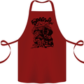 It's Foraging Time Funny Forager Cotton Apron 100% Organic Maroon