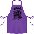 It's Foraging Time Funny Forager Cotton Apron 100% Organic Purple