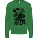 It's Foraging Time Funny Forager Kids Sweatshirt Jumper Irish Green