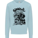 It's Foraging Time Funny Forager Kids Sweatshirt Jumper Light Blue