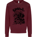 It's Foraging Time Funny Forager Kids Sweatshirt Jumper Maroon