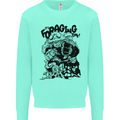 It's Foraging Time Funny Forager Kids Sweatshirt Jumper Peppermint