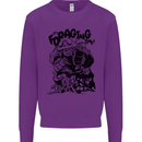 It's Foraging Time Funny Forager Kids Sweatshirt Jumper Purple