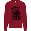 It's Foraging Time Funny Forager Kids Sweatshirt Jumper Red
