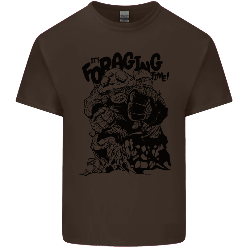 It's Foraging Time Funny Forager Kids T-Shirt Childrens Chocolate