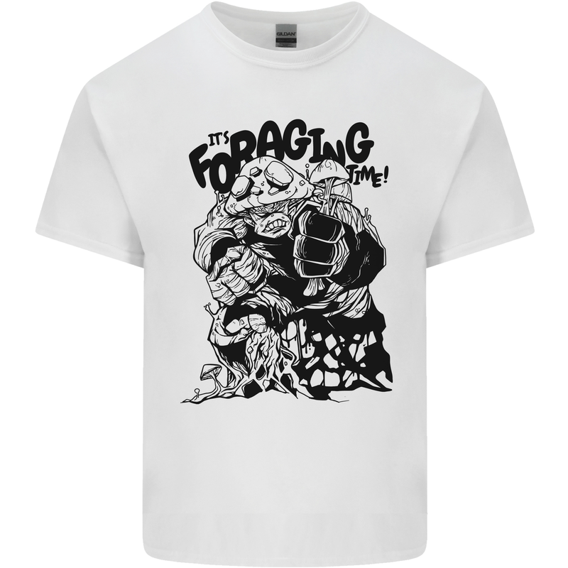 It's Foraging Time Funny Forager Kids T-Shirt Childrens White
