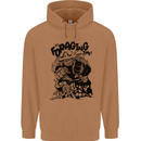 It's Foraging Time Funny Forager Mens 80% Cotton Hoodie Caramel Latte
