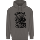 It's Foraging Time Funny Forager Mens 80% Cotton Hoodie Charcoal
