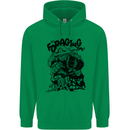 It's Foraging Time Funny Forager Mens 80% Cotton Hoodie Irish Green
