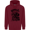 It's Foraging Time Funny Forager Mens 80% Cotton Hoodie Maroon