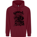 It's Foraging Time Funny Forager Mens 80% Cotton Hoodie Maroon