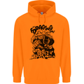 It's Foraging Time Funny Forager Mens 80% Cotton Hoodie Orange