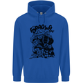 It's Foraging Time Funny Forager Mens 80% Cotton Hoodie Royal Blue