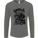 It's Foraging Time Funny Forager Mens Long Sleeve T-Shirt Charcoal