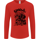 It's Foraging Time Funny Forager Mens Long Sleeve T-Shirt Red