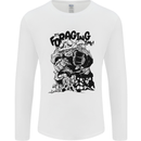 It's Foraging Time Funny Forager Mens Long Sleeve T-Shirt White