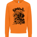 It's Foraging Time Funny Forager Mens Sweatshirt Jumper Orange
