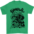 It's Foraging Time Funny Forager Mens T-Shirt 100% Cotton Irish Green