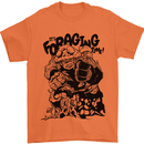 It's Foraging Time Funny Forager Mens T-Shirt 100% Cotton Orange