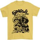 It's Foraging Time Funny Forager Mens T-Shirt 100% Cotton Yellow