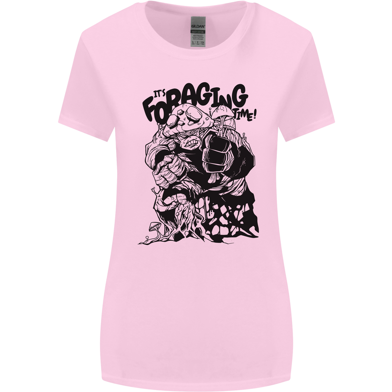 It's Foraging Time Funny Forager Womens Wider Cut T-Shirt Light Pink