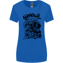 It's Foraging Time Funny Forager Womens Wider Cut T-Shirt Royal Blue