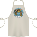 It's Never Too Late Climate Change Cotton Apron 100% Organic Natural