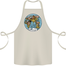 It's Never Too Late Climate Change Cotton Apron 100% Organic Natural