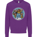 It's Never Too Late Climate Change Kids Sweatshirt Jumper Purple