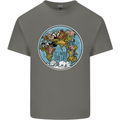 It's Never Too Late Climate Change Kids T-Shirt Childrens Charcoal