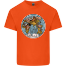 It's Never Too Late Climate Change Kids T-Shirt Childrens Orange