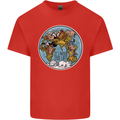 It's Never Too Late Climate Change Kids T-Shirt Childrens Red