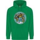 It's Never Too Late Climate Change Mens 80% Cotton Hoodie Irish Green