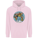 It's Never Too Late Climate Change Mens 80% Cotton Hoodie Light Pink