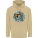 It's Never Too Late Climate Change Mens 80% Cotton Hoodie Sand