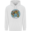 It's Never Too Late Climate Change Mens 80% Cotton Hoodie White