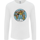 It's Never Too Late Climate Change Mens Long Sleeve T-Shirt White