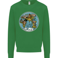 It's Never Too Late Climate Change Mens Sweatshirt Jumper Irish Green