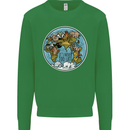 It's Never Too Late Climate Change Mens Sweatshirt Jumper Irish Green