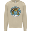 It's Never Too Late Climate Change Mens Sweatshirt Jumper Sand
